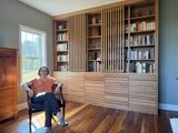 Anne and the new bookcase (6/21/2024)