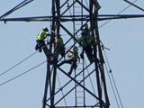 Workers close up