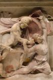 Istanbul Archaeological Museum Alexander Sarcophagus Short side with maybe Gazze battle 4041.jpg
