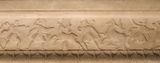 Istanbul Archaeological Museum Sarcophagus of the mourning women border with hunt on one long side 4069b.jpg