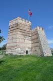 Istanbul Marble Tower end of walls leading to it 0491.jpg