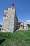 Istanbul Marble Tower end of walls leading to it 0492.jpg
