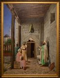 Istanbul Museum of Painting and Sculpture, Clerics talking circa 1890, Osman Hamdi Bey 1842-1910 4416.jpg