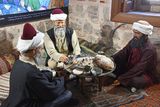 Complex of Sultan Bayezid II Imaret Museum The occupations room Guests at meal table in 2024 5690.jpg
