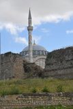 Istanbul Mihrimah Sultan Mosque (Edirnekapı) seen from Sulukule Caddesi outside the city walls in 2024 5365.jpg