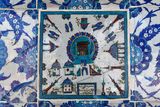Rstem Pasha Mosque Porch tile panel right of main entrance in 2024 6390.jpg