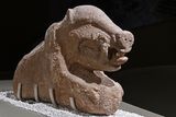 Urfa museum Gbeklitepe Painted boar statue Neolithic Age from Building D in 2024 7326.jpg