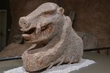 Urfa museum Gbeklitepe Painted boar statue Neolithic Age from Building D in 2024 7330.jpg