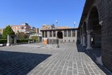 Diyarbakır Syriac Orthodox Church of Virgin Mary Exterior View to north of courtyard in 2024 0308.jpg