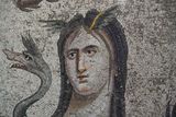 Gaziantep Achaeological Museum Oceanus and Thetys mosaic Thetys and dragon Cetos in 2024 7823.jpg