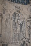 Akdamar Church fresco Scene with Saints on left round wall at altar 4251.jpg