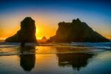 Sea Stacks at Sunset