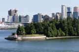 Stanley Parks Brockton Point Lighthouse and Downtown Vancouver