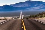 Hwy 374 from Beatty, Nevada crossing the Amargosa Desert
