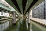 Tokyo highways were built over rivers
