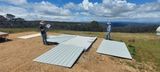 Assembling the shed for the 18 Goto Dobsonian