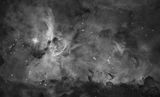 Eta Carina and the Mystic Mountain (Halpha)