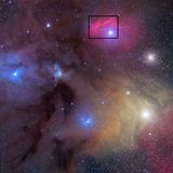 Location of Sigma Scorpii nebula