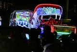 Mysuru Palace - Neon lighted carridges -  India-2-1781