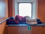 06 14 A quick nap on the ferry to Scotland i0959