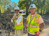 2024 10 14 George and John helping to get our power back i1340