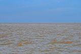08 26 Big change in the water color; entering the  Kinabatangan River outflow 4443