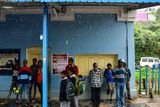 09 05 Waiting in the rain for the train India-2-2785