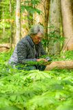 Pat capturing a wild flower image 1241