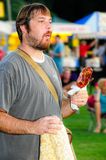 2010 08 19 Sweaty man with meat and popcorn  0192