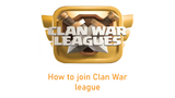 How to join Clan War league