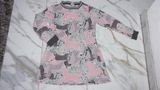98-104 HEMA roze zebra jurk 11,00