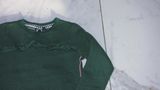 104 TUMBLE & DRY groene jurk detail