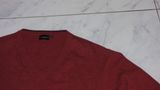 xl UMANO trui bordeaux detail