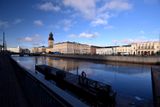 Across the canal