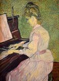 Van Gogh, Marguerite Gachet au piano (1890)