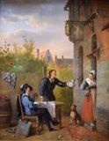 (2.13) Van Regemorter, Tavern Scene (1828)