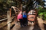Kids On The Monarch Bench