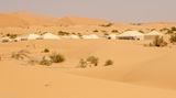 Nuit en bivouac dans les dunes de Mergouza