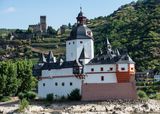 Rhine River - Gutenfels and PFalzgrafenstein Castle