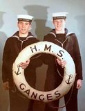 1973, 16TH JANUARY - DEREK MATTHEW, 41 RECR., MYSELF AND GEOFF MAYNE.jpg