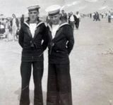 1958-59 - BRYAN JONES, 03, ANSON, 20 MESS, MFV TRIP TO OSTEND ME ON RIGHT