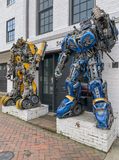 Optimus Prime and Bumblebee Transformers in Georgetown