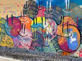 Squiggly mural