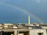 Rainbow over the Washington Monument