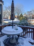 It snowed again!