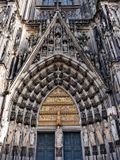 The Cologne cathedral; front view. 