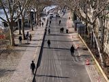 The banks of the Seine river. 