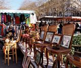 Market at Boulevard Richard Lenoir, near Bastille. 