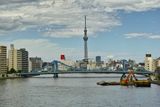 Tokyo Skytree from Sumidagawa-Ohashi Bridge