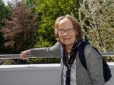 Paula Grompe on her 92nd birthday